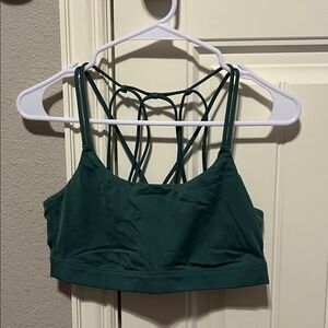 All in Motion Teal Strappy Sports Bra